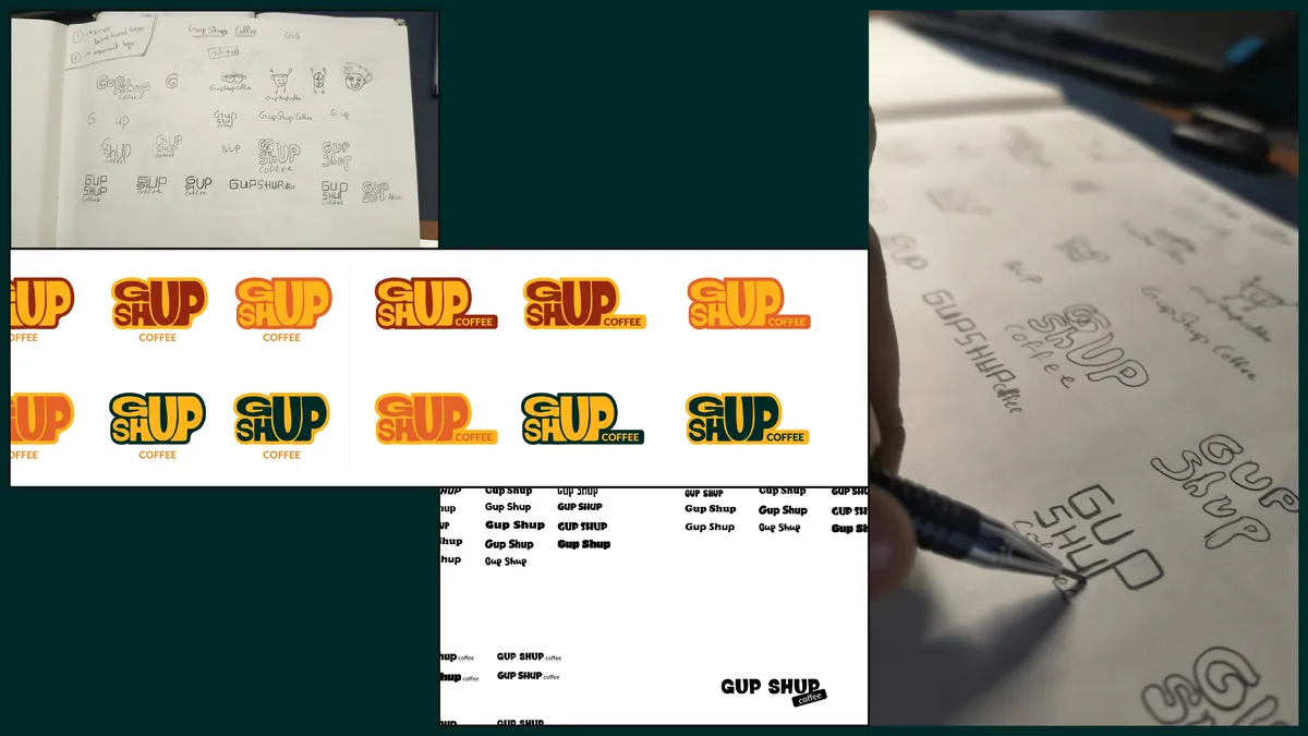 Gup Shup Concept and Sketching